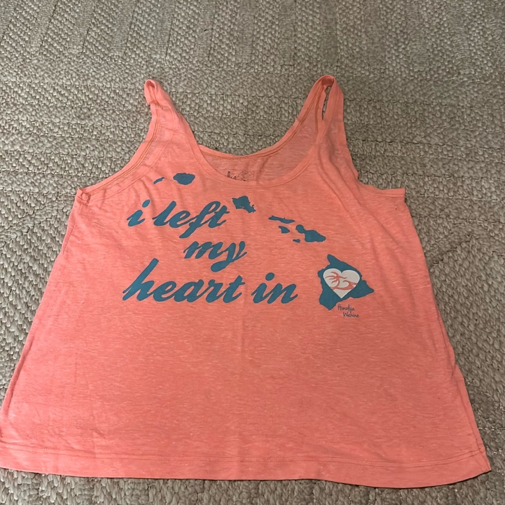 Honolua I left my heart in Hawaii tank